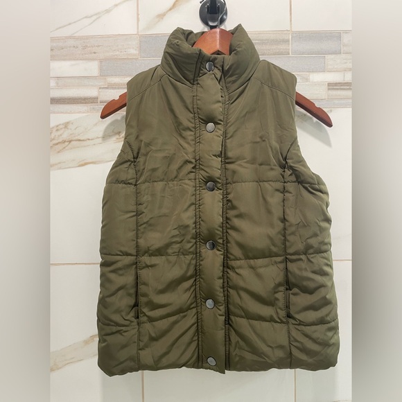 Fantastic Fawn Dark Green Quilted Vest with Soft Lining - Picture 6 of 11